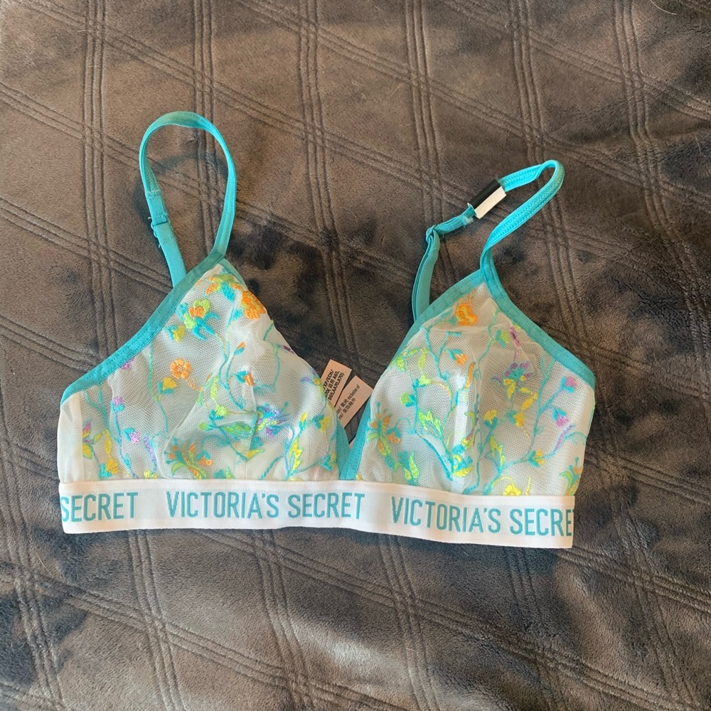 Floral bra